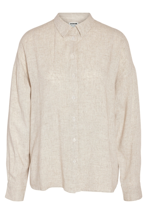 Noisy may beige dames blouse | Vooraanzicht