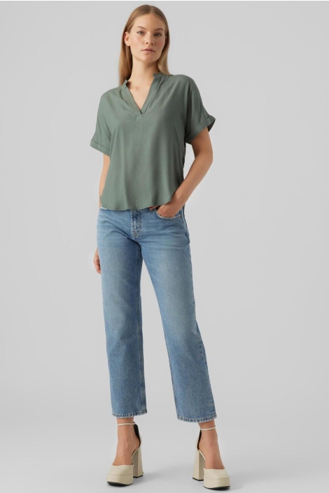 Vero Moda groene dames t-shirt | Model