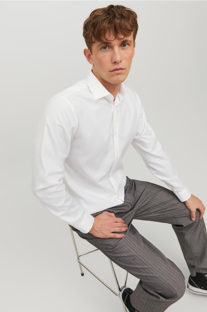 Jack & Jones witte heren overhemd | Model