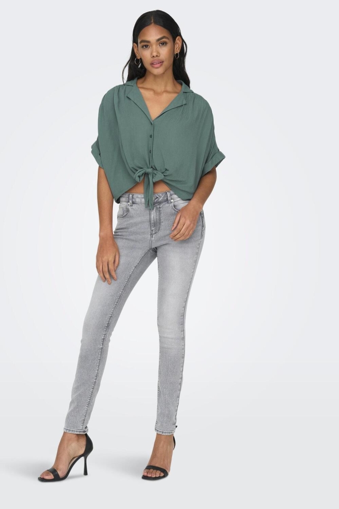 Only groene dames blouse | Model