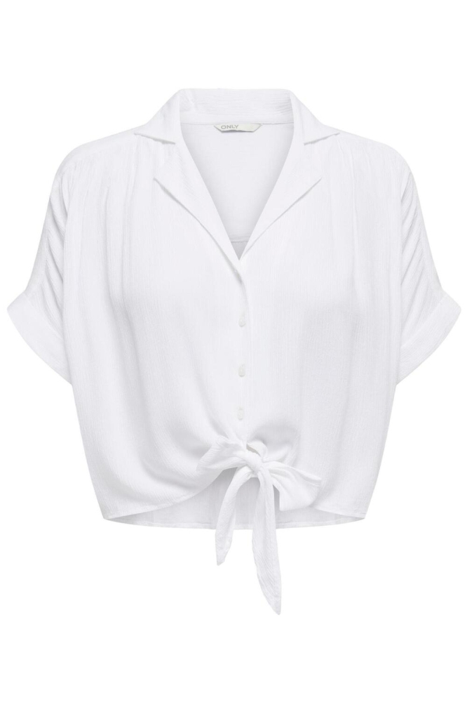 Only witte dames blouse | Vooraanzicht