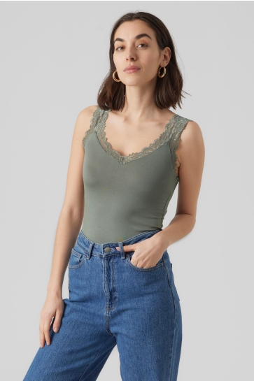 Vero Moda vmrosa sl top jrs noos Groen