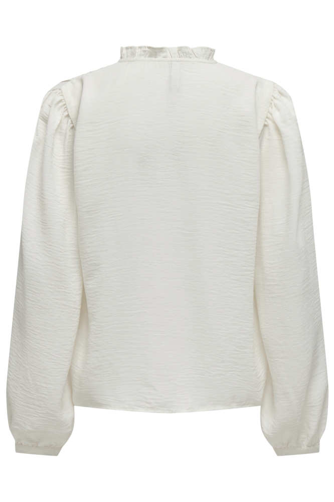 Jacqueline de Yong beige dames t-shirt | Achteraanzicht