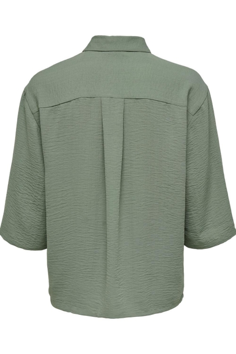 Jacqueline de Yong groene dames blouse | Achteraanzicht