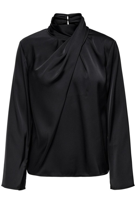 Jacqueline de Yong zwarte dames blouse | Vooraanzicht
