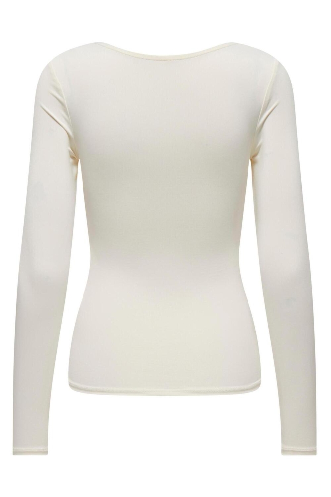 Only witte dames t-shirt | Achteraanzicht