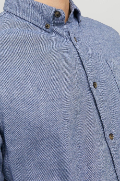 Jack & Jones blauwe heren overhemd | Close up