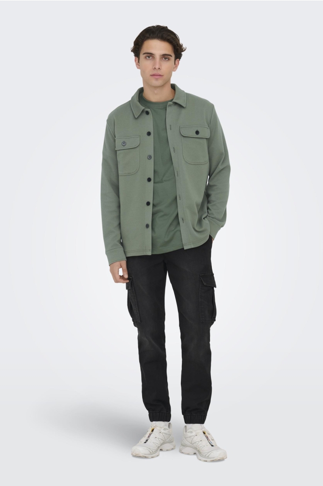 Only & Sons groene heren overhemd | Model