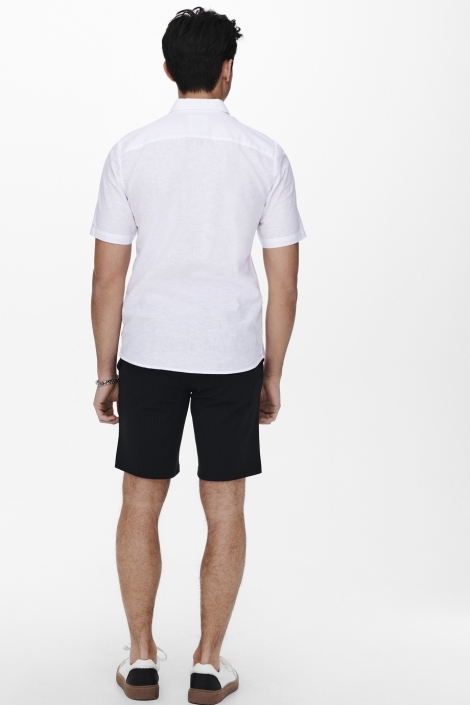 Only & Sons witte heren overhemd | Model