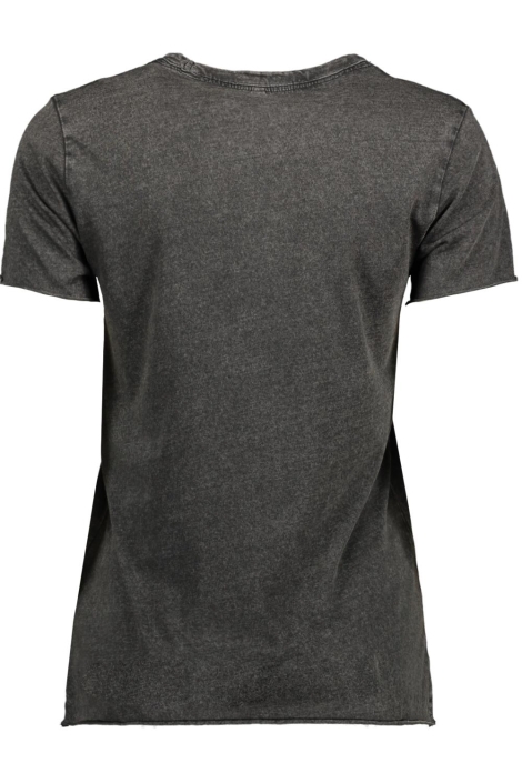 Only zwarte dames t-shirt | Achteraanzicht