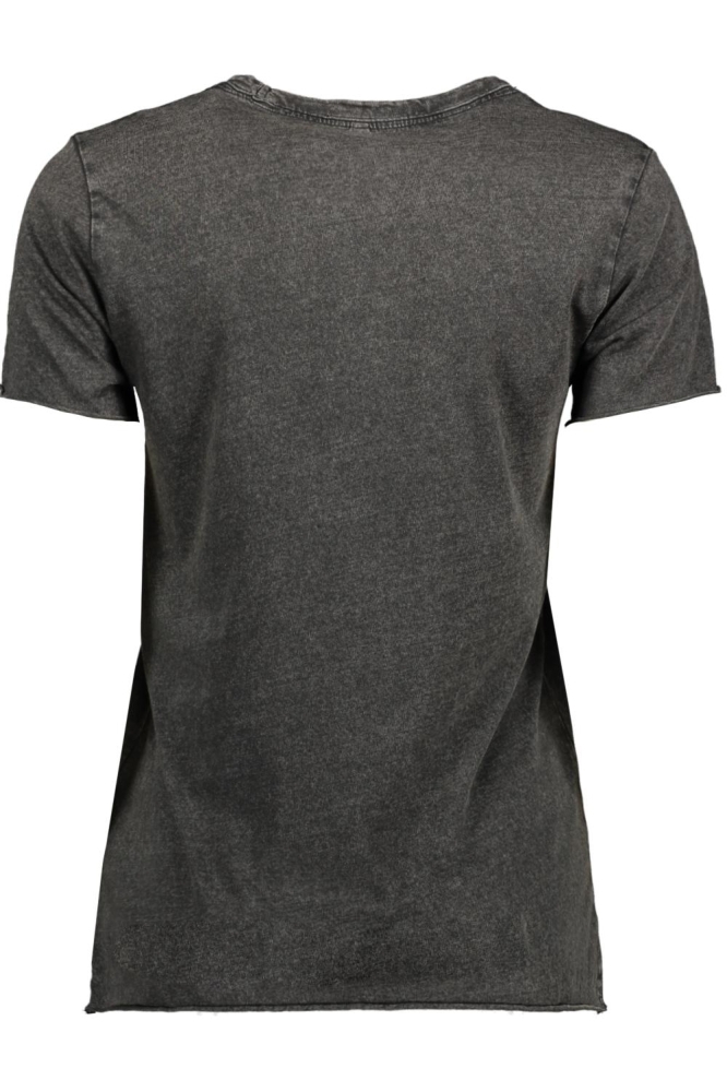 Only zwarte dames t-shirt | Achteraanzicht