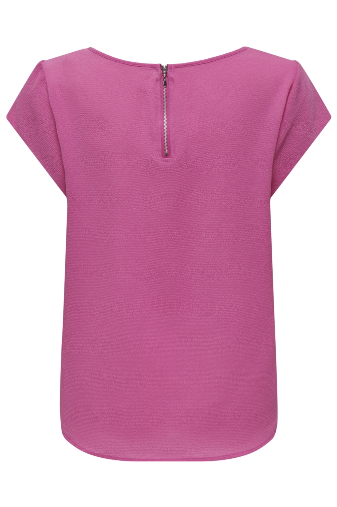 Only roze dames t-shirt | Achteraanzicht