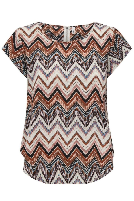 Only multi color dames t-shirt | Vooraanzicht