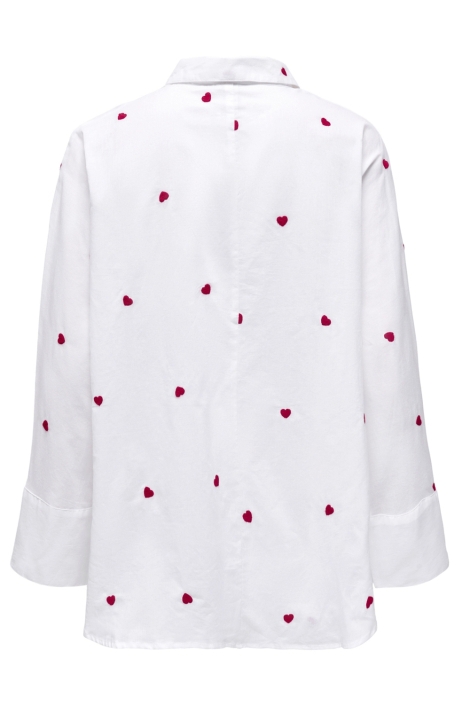 Only witte dames blouse | Achteraanzicht