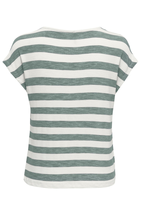 Only groene dames t-shirt | Achteraanzicht