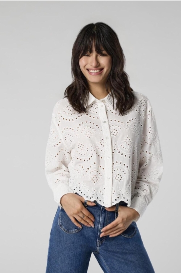 Only onlvalais l/s shirt wvn noos Ecru