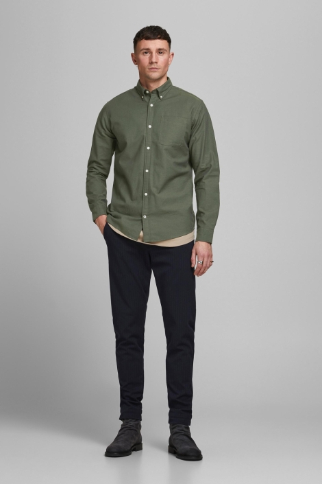 Jack & Jones groene heren overhemd