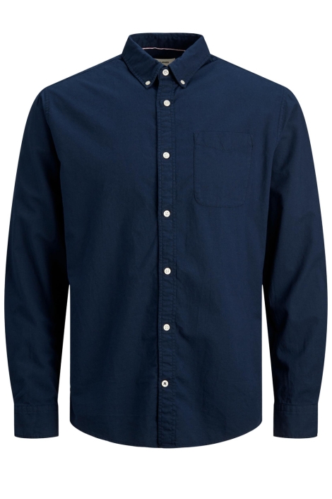 Jack & Jones blauwe heren overhemd | Vooraanzicht