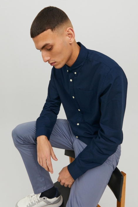 Jack & Jones blauwe heren overhemd | Model