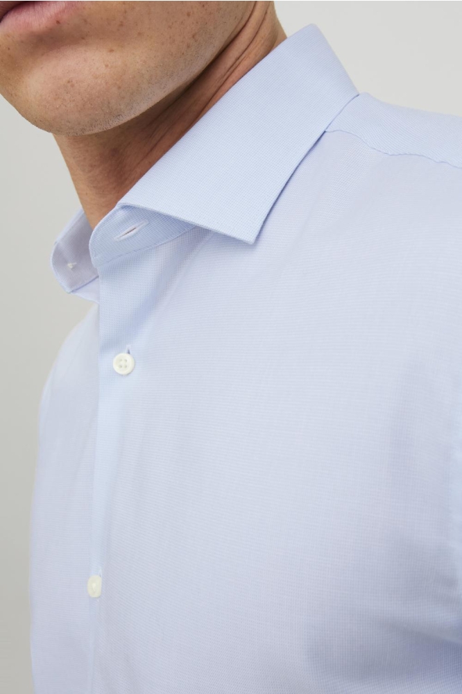 Jack & Jones blauwe heren overhemd | Kleurstaal