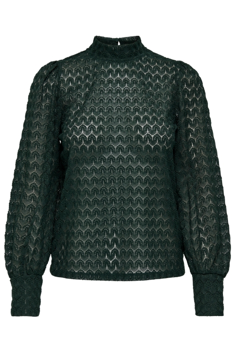 Jacqueline de Yong groene dames top | Vooraanzicht