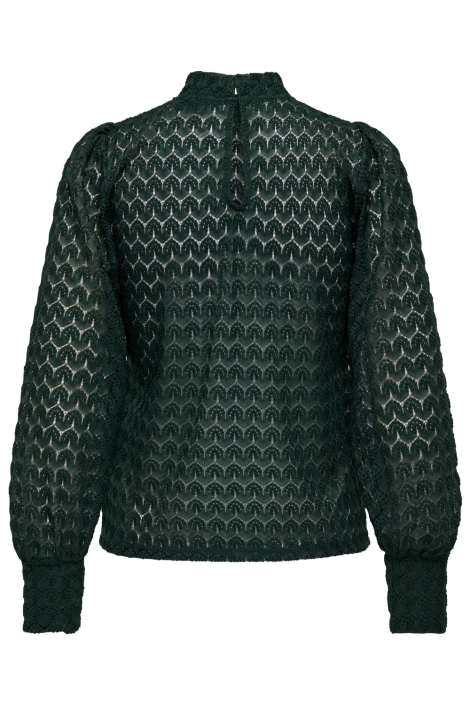Jacqueline de Yong groene dames top | Achteraanzicht