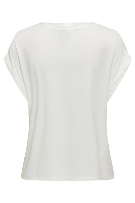 Only witte dames t-shirt | Achteraanzicht
