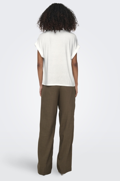 Only witte dames t-shirt | Model