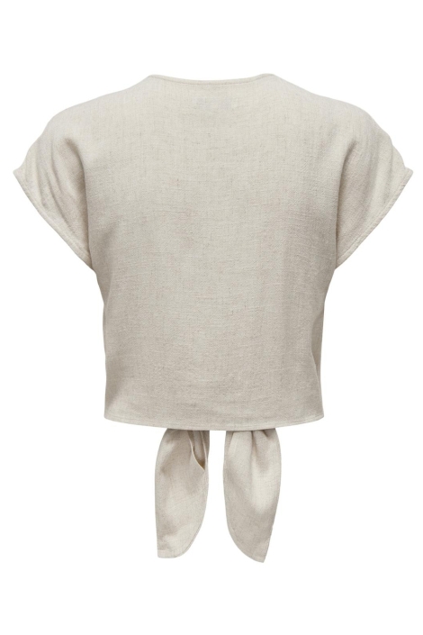 Only beige dames blouse | Achteraanzicht