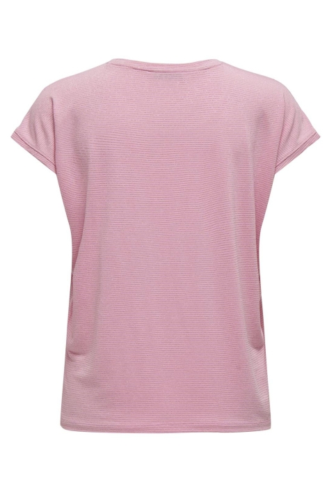 Only roze dames t-shirt | Achteraanzicht