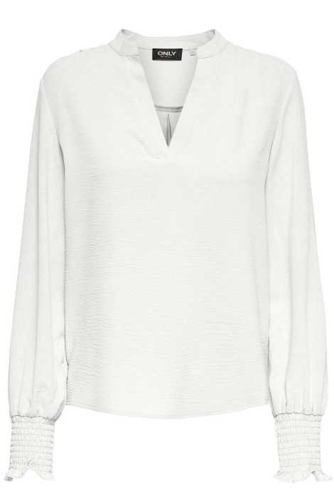 Only witte dames blouse | Vooraanzicht