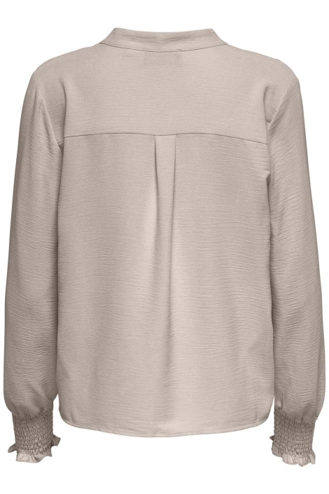 Only beige dames blouse | Achteraanzicht