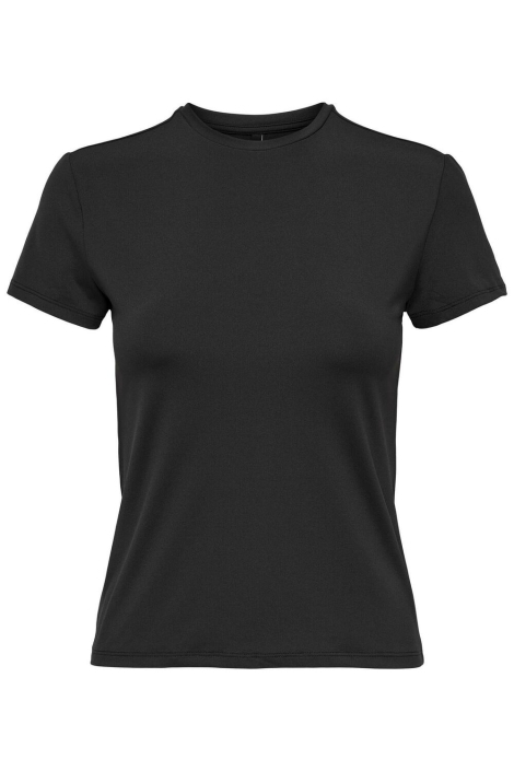 Only zwarte dames t-shirt | Vooraanzicht