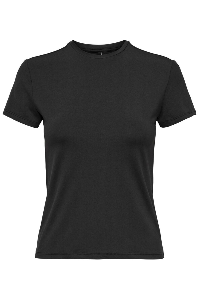 Only zwarte dames t-shirt | Vooraanzicht