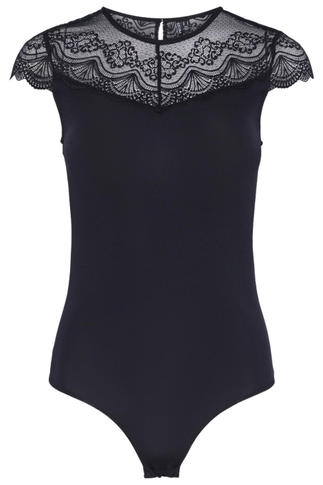 Pieces zwarte dames t-shirt | Vooraanzicht