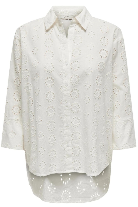 Jacqueline de Yong beige dames blouse | Vooraanzicht