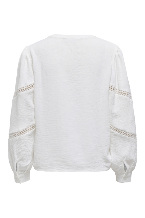 Jacqueline de Yong witte dames t-shirt | Achteraanzicht