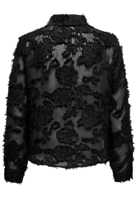 Jacqueline de Yong zwarte dames blouse | Achteraanzicht