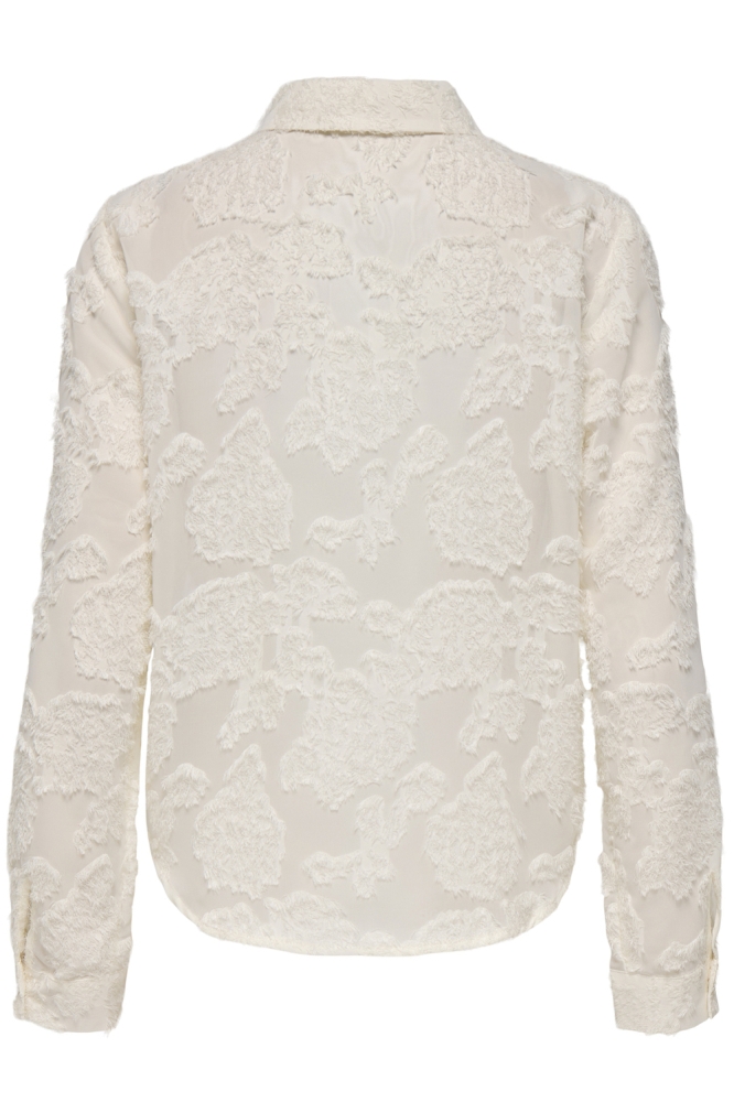 Jacqueline de Yong witte dames blouse | Achteraanzicht