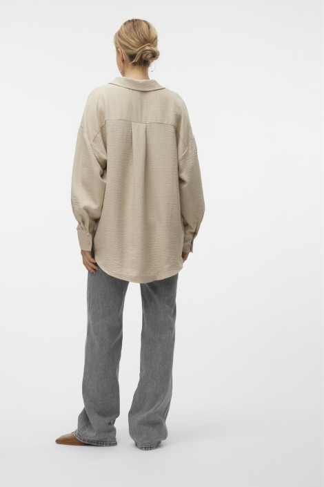 Vero Moda taupe dames blouse | Model