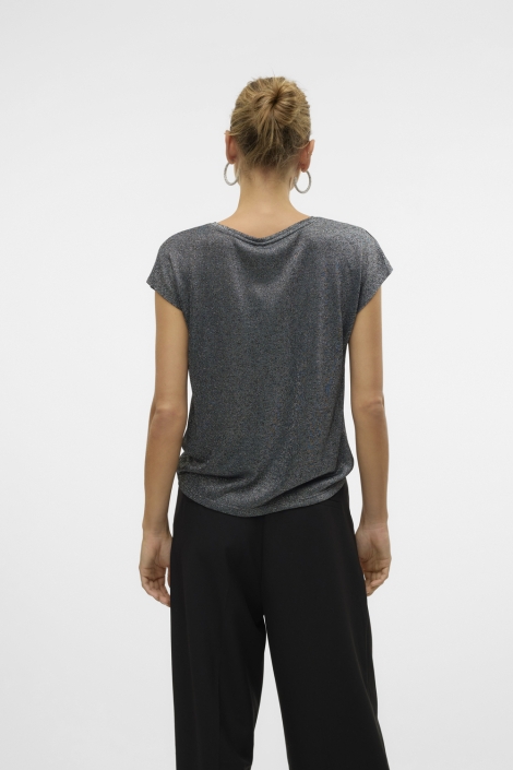 Vero Moda zwarte dames t-shirt | Model achteraanzicht