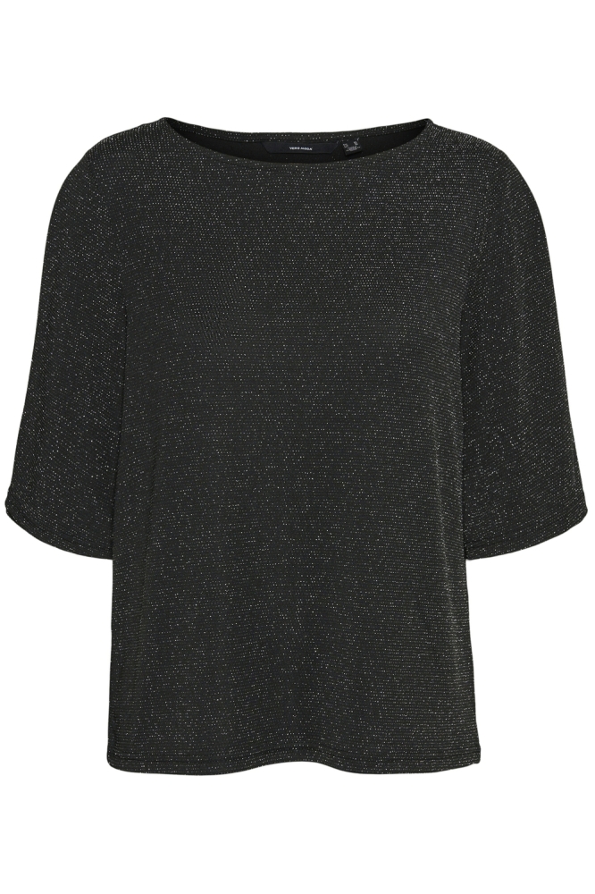 Vero Moda zwarte dames t-shirt | Vooraanzicht