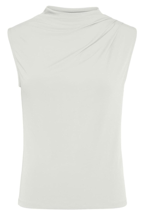 Pieces ecru dames top | Vooraanzicht