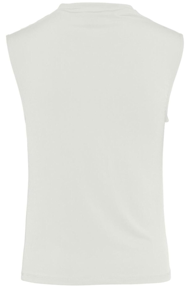 Pieces ecru dames top | Achteraanzicht