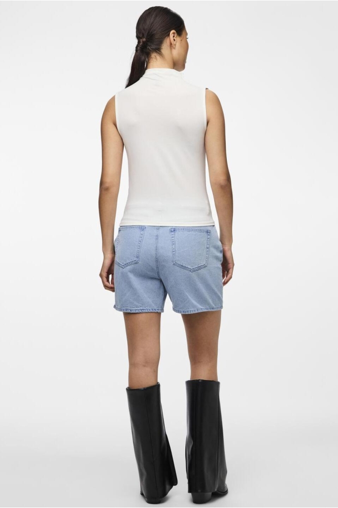 Pieces ecru dames top | Model