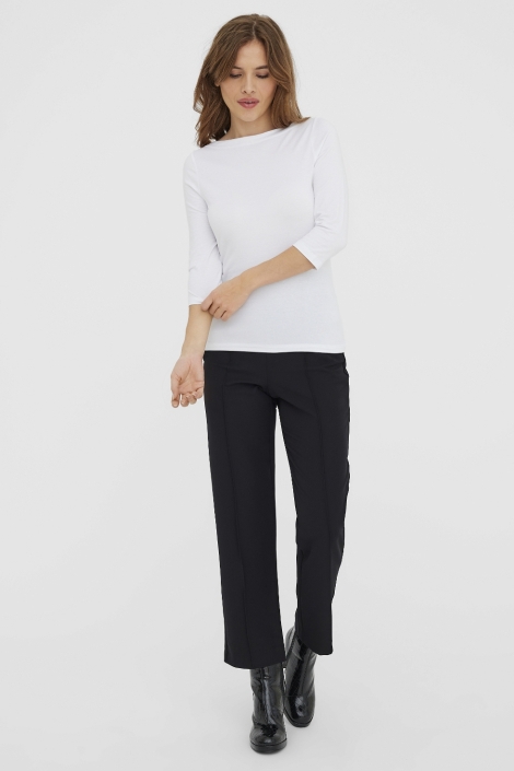 Vero Moda witte dames t-shirt | Model