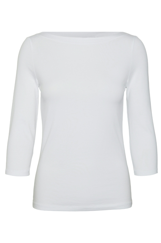 Vero Moda witte dames t-shirt | Vooraanzicht