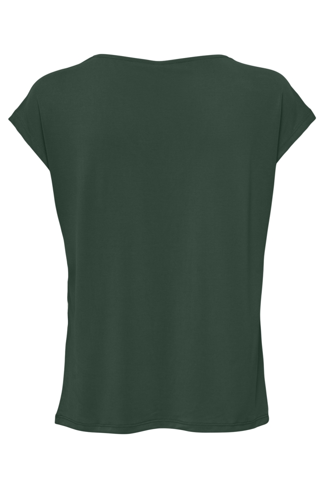 Only groene dames t-shirt | Achteraanzicht