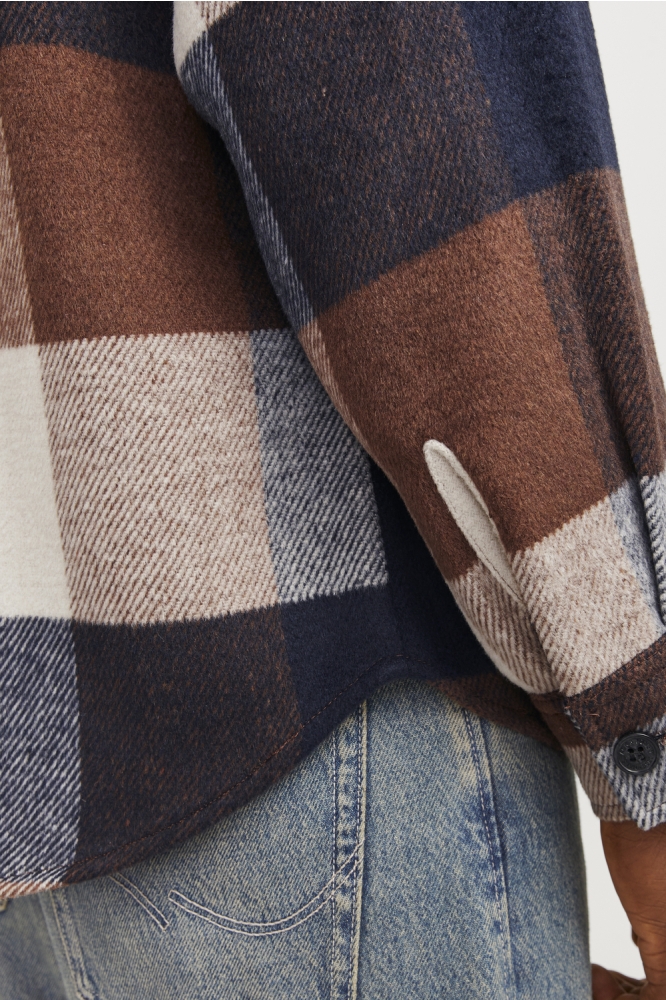 Jack & Jones beige heren overhemd | 