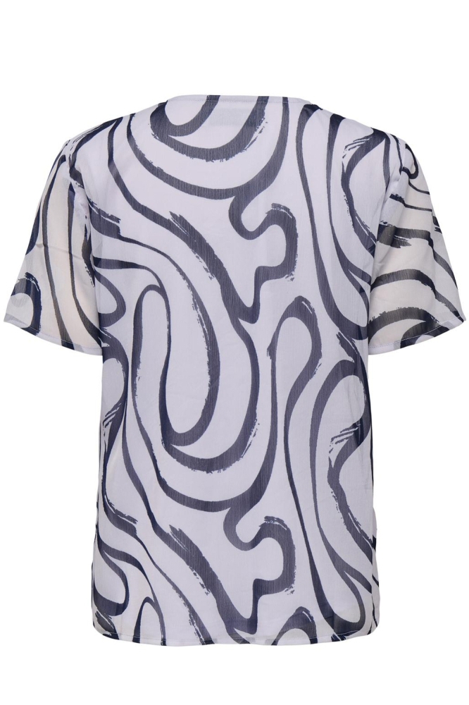 Jacqueline de Yong paarse dames blouse | Achteraanzicht